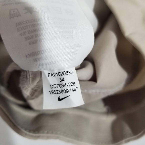 Nike Sportswear Style Woven Unlined Cargo Pants Mens 34 Beige DD7034-236 - Picture 6 of 13